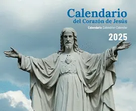 CALENDARIO 2025 SAGRADO CORAZON PARED CON FALDILLA