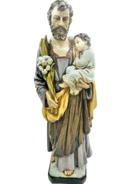 FIGURA SAN JOSÉ 60 CM RESINA MÁRMOL