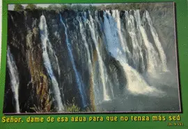 POSTAL PAISAJE CON FRASE DE SAN JUAN